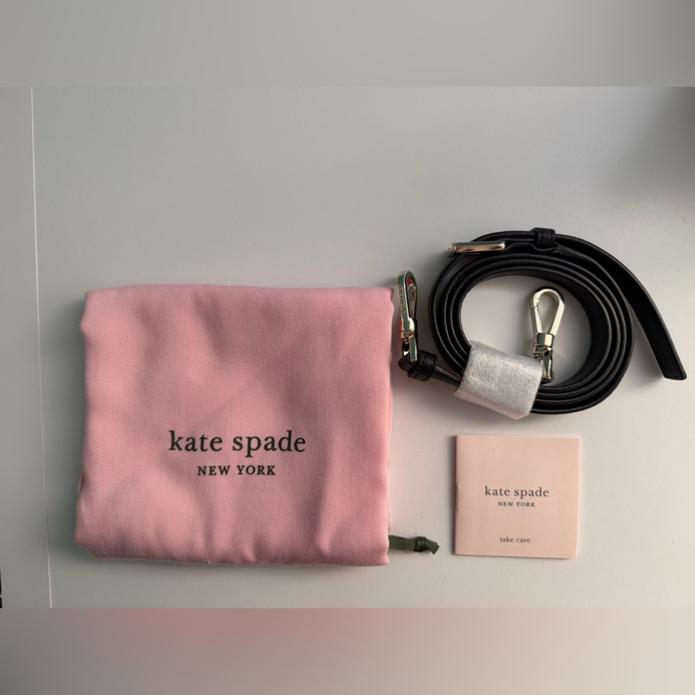 Kate Spade Small Black Pebbled Leather Abbott Satchel - Picture 4 of 9